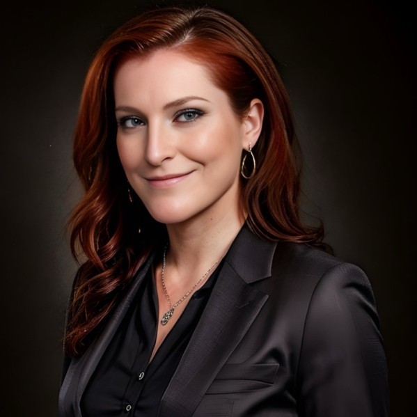 Headshot of Rachel James, Principal AI ML Threat Intelligence Engineer at global biopharmaceutical company AbbVie, for an article on business cybersecurity in this new era.