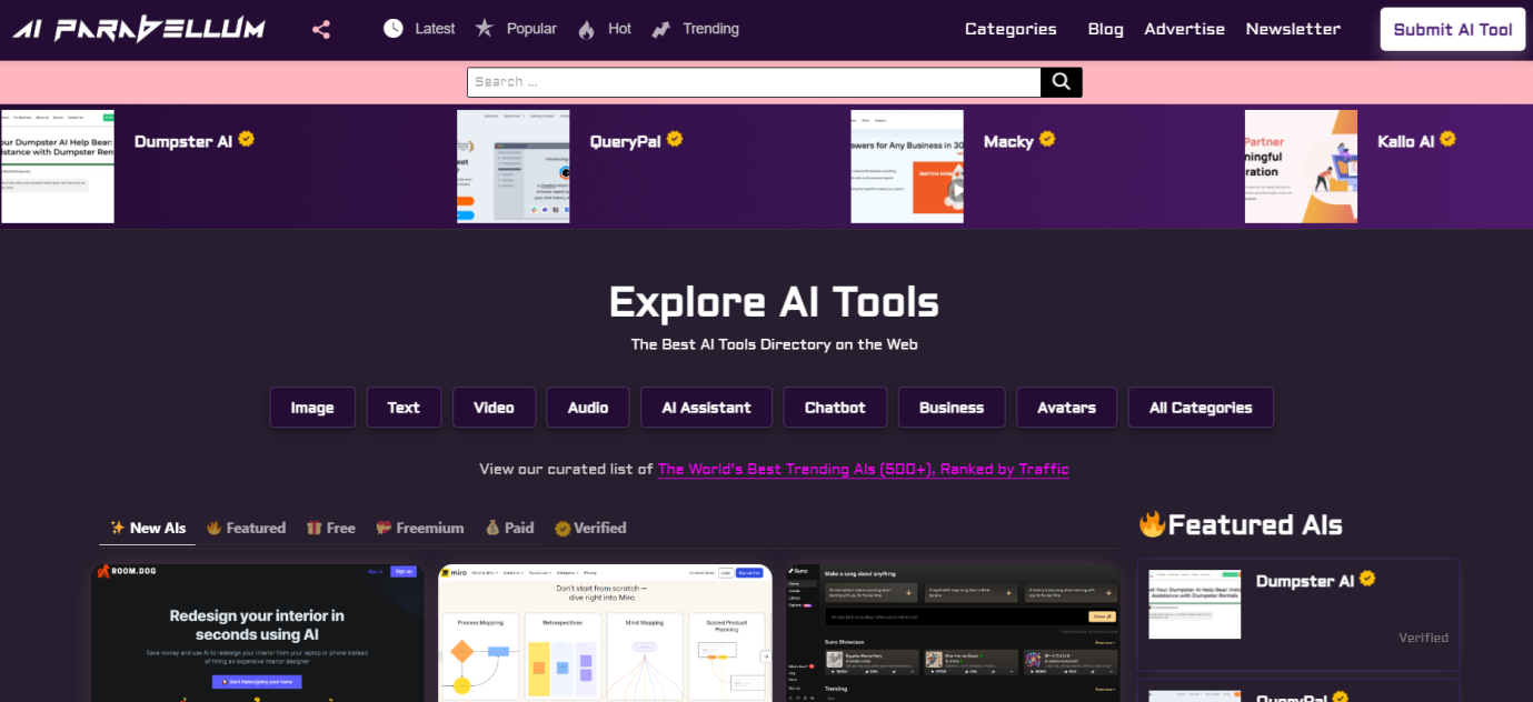 Discovering the future of AI – Introducing AI Parabellum (an AI tools directory)